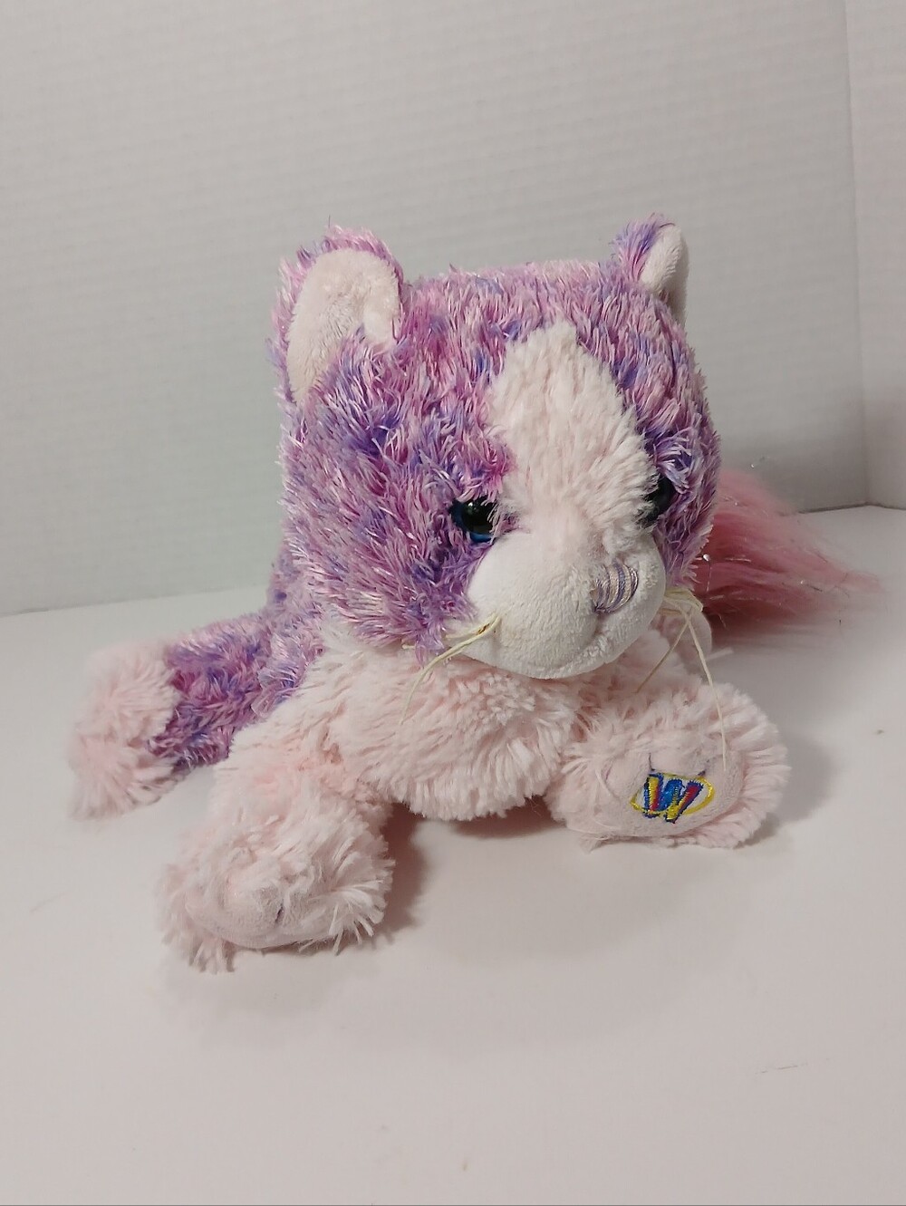 Ganz Webkinz Pom Pom Kitty Purple Plush Stuffed Animal NO CODE Rare